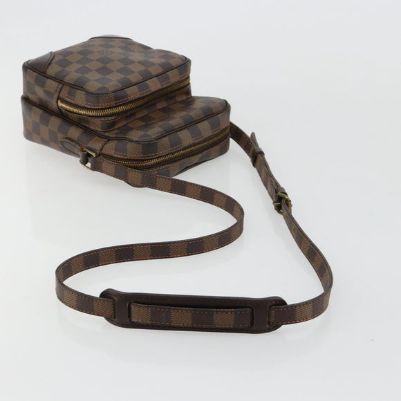 LOUIS VUITTON Damier Ebene Amazon Shoulder Bag SPO N48074 LV Auth ka4499