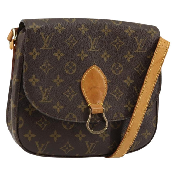 LOUIS VUITTON Monogram Saint Cloud GM Shoulder Bag M51242 LV Auth ka450