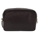 LOUIS VUITTON Taiga Karga Clutch Bag Acajou M30816 LV Auth ka4500-3