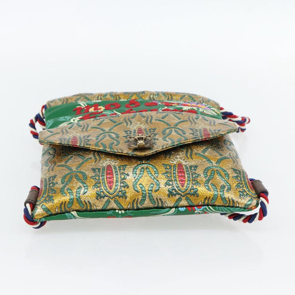 GUCCI Cat Head Backpack Jacquard Multicolor 470443 Auth ka4504SM