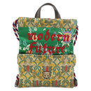 GUCCI Cat Head Backpack Jacquard Multicolor 470443 Auth ka4504SM-13