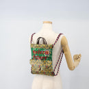 GUCCI Cat Head Backpack Jacquard Multicolor 470443 Auth ka4504SM-25