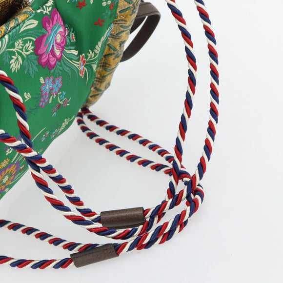 GUCCI Cat Head Backpack Jacquard Multicolor 470443 Auth ka4504SM