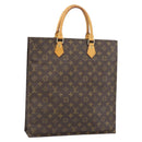 LOUIS VUITTON Monogram Sac Plat Handtas M51140 LV Auth ka4508-1