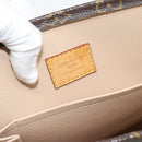 LOUIS VUITTON Monogram Sac Plat Handtas M51140 LV Auth ka4508-14