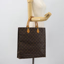 LOUIS VUITTON Monogram Sac Plat Handtas M51140 LV Auth ka4508-20