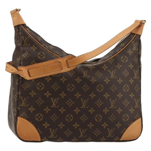 LOUIS VUITTON Monogram Boulogne 35 Shoulder Bag M51260 LV Auth ka4509A