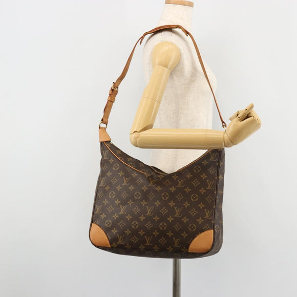 LOUIS VUITTON Monogram Boulogne 35 Shoulder Bag M51260 LV Auth ka4509A