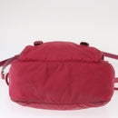 PRADA Shoulder Bag Nylon Pink Silver Auth ka451-10