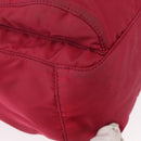PRADA Shoulder Bag Nylon Pink Silver Auth ka451-11