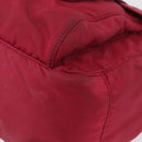 PRADA Shoulder Bag Nylon Pink Silver Auth ka451-12