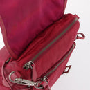 PRADA Shoulder Bag Nylon Pink Silver Auth ka451-19