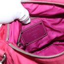 PRADA Shoulder Bag Nylon Pink Silver Auth ka451-21