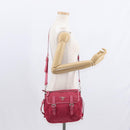 PRADA Shoulder Bag Nylon Pink Silver Auth ka451-29
