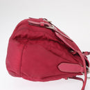 PRADA Shoulder Bag Nylon Pink Silver Auth ka451-4