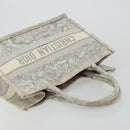 Christian Dior Book Tote Medium Hand Bag Canvas Gray Auth ka4510A-6