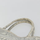 Christian Dior Book Tote Medium Hand Bag Canvas Gray Auth ka4510A-8