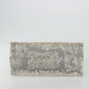 Christian Dior Book Tote Medium Hand Bag Canvas Gray Auth ka4510A-9