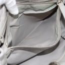 Christian Dior Diorissimo Hand Bag Leather 2way Gray Silver Auth ka4511A-23