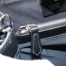 FENDI 2 JOURS Hand Bag Denim 2way Blue Silver Auth ka4513-22