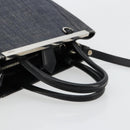 FENDI 2 JOURS Hand Bag Denim 2way Blue Silver Auth ka4513-7