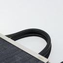FENDI 2 JOURS Hand Bag Denim 2way Blue Silver Auth ka4513-8