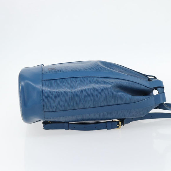 LOUIS VUITTON Epi Randonnee PM Shoulder Bag Blue M52355 LV Auth ka4516A