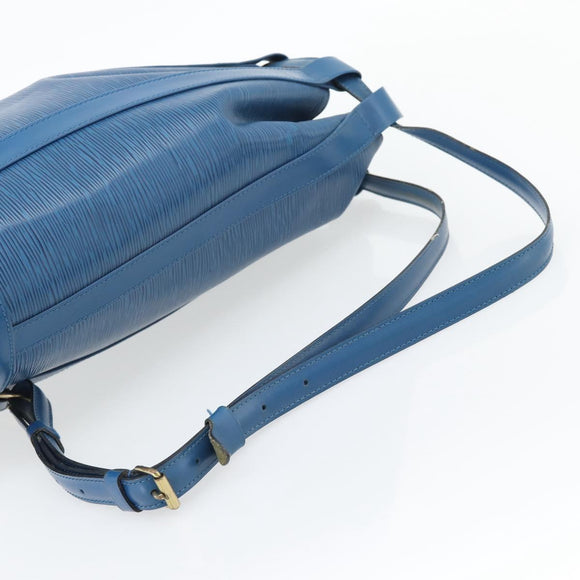 LOUIS VUITTON Epi Randonnee PM Shoulder Bag Blue M52355 LV Auth ka4516A