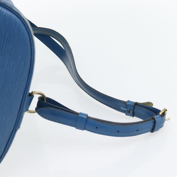 LOUIS VUITTON Epi Randonnee PM Shoulder Bag Blue M52355 LV Auth ka4516A