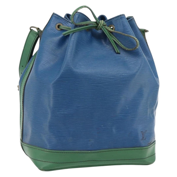 LOUIS VUITTON Epi Noe Shoulder Bag Bicolor Green Blue M44044 LV Auth ka4518