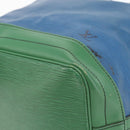 LOUIS VUITTON Epi Noe Shoulder Bag Bicolor Green Blue M44044 LV Auth ka4518-10