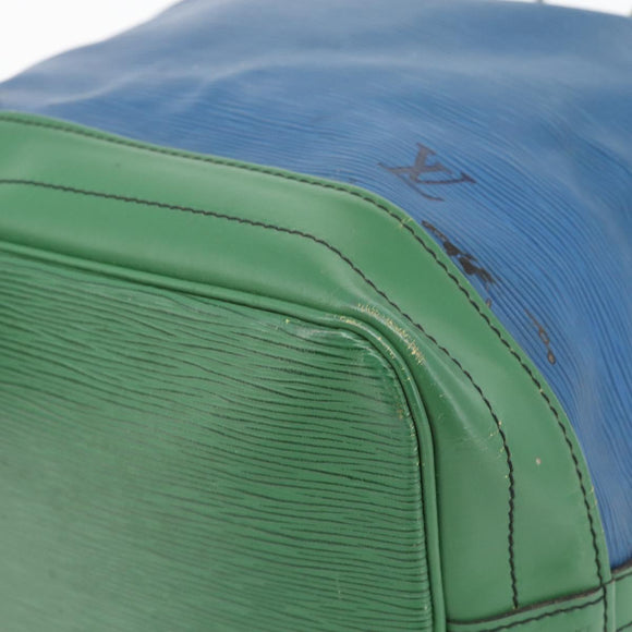 LOUIS VUITTON Epi Noe Shoulder Bag Bicolor Green Blue M44044 LV Auth ka4518