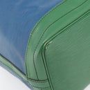 LOUIS VUITTON Epi Noe Shoulder Bag Bicolor Green Blue M44044 LV Auth ka4518-11