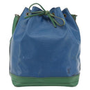 LOUIS VUITTON Epi Noe Shoulder Bag Bicolor Green Blue M44044 LV Auth ka4518-2