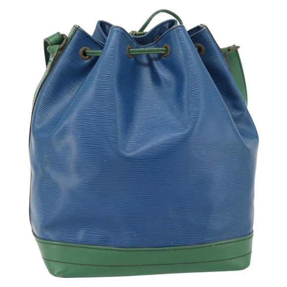 LOUIS VUITTON Epi Noe Shoulder Bag Bicolor Green Blue M44044 LV Auth ka4518