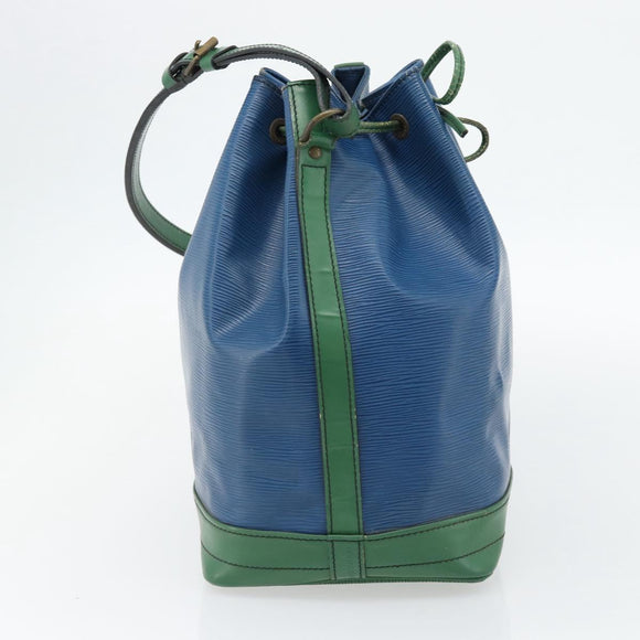LOUIS VUITTON Epi Noe Shoulder Bag Bicolor Green Blue M44044 LV Auth ka4518