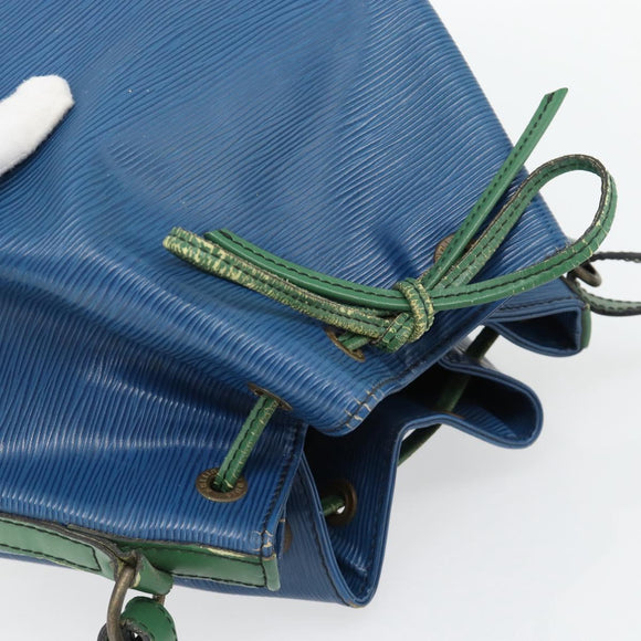 LOUIS VUITTON Epi Noe Shoulder Bag Bicolor Green Blue M44044 LV Auth ka4518