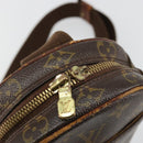 LOUIS VUITTON Monogram Pochette Gange Schoudertas M51870 LV Auth ka4522-8
