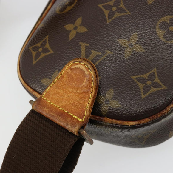 LOUIS VUITTON Monogram Pochette Gange Schoudertas M51870 LV Auth ka4522