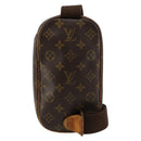LOUIS VUITTON Monogram Pochette Gange Schoudertas M51870 LV Auth ka4522-2