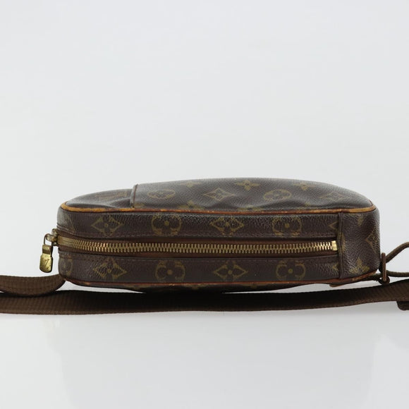 LOUIS VUITTON Monogram Pochette Gange Schoudertas M51870 LV Auth ka4522