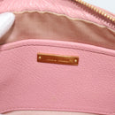 Miu Miu Shoulder Bag Leather Pink Gold Auth ka4524A-18