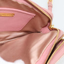Miu Miu Shoulder Bag Leather Pink Gold Auth ka4524A-19