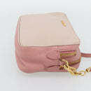 Miu Miu Shoulder Bag Leather Pink Gold Auth ka4524A-4