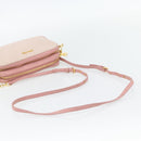 Miu Miu Shoulder Bag Leather Pink Gold Auth ka4524A-7