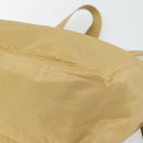 PRADA Shoulder Bag Nylon Beige Silver Auth ka4526A-12
