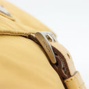 PRADA Shoulder Bag Nylon Beige Silver Auth ka4526A-14