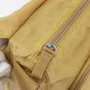 PRADA Shoulder Bag Nylon Beige Silver Auth ka4526A-18