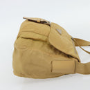 PRADA Shoulder Bag Nylon Beige Silver Auth ka4526A-5