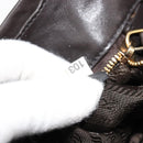 PRADA Shoulder Bag Nylon Khaki Gold Auth ka4528A-12